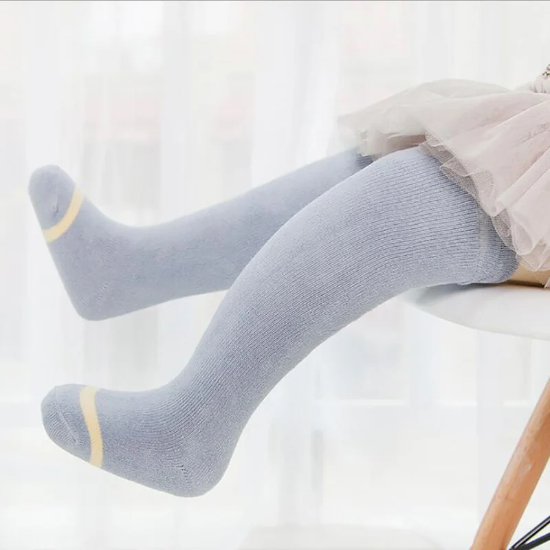 

Girls Autumn Winter Fashion Solid Stockings Thickening Terry Long Tube Warm Comfortable Baby Stocking