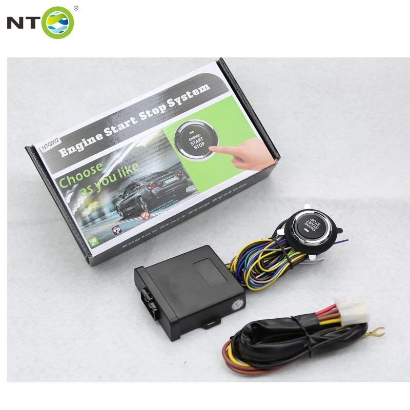 

Universal Car Engine Push Remote Control Button Starter DC 12V Keyless Entry