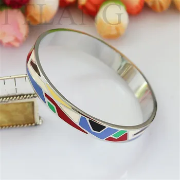 

1.0cm Width Colorful Copper Enamel Jewelry Bangle