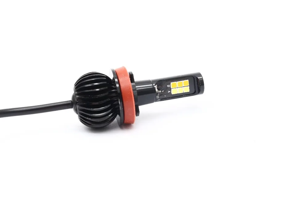 Dual Color Change Headlight H7 H4 LED Fog Light Bulb 6000k White 3000K Yellow H1 H3 H8 H11 9005 9006 880 12V 20W LED Headlights (18)