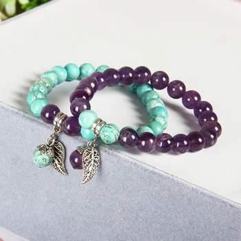 Bracelet Amethyste Amazonite