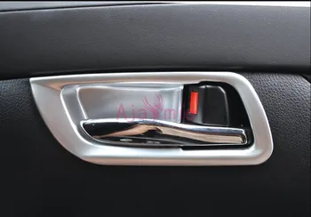 

Chrome Car Styling Interior Door Handle Bowl Insert Trim Overlay Panel For Toyota Alphard VELLFIRE 30 2016-2019 Accessories