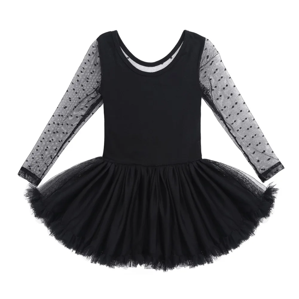 Professional Kids Girls Mesh Ballet Dance Tutu Dress Gymnastics Leotard Skirt Ballerina Costume Modern Lyrical Dancing Dresses