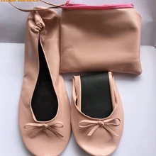 Розничная! Розничная красочные складные туфли с упаковкой сумки