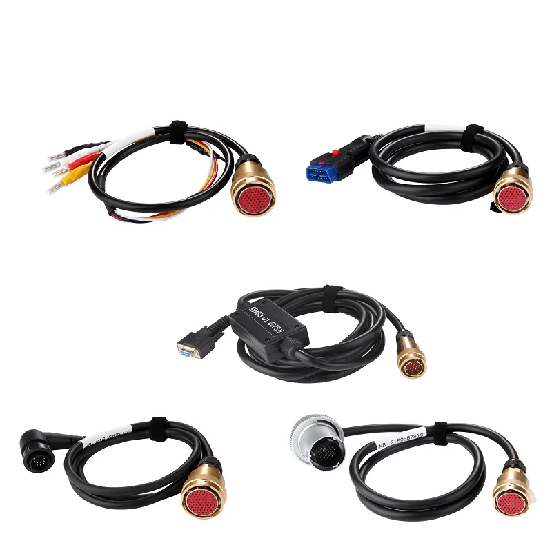  MB Star C3 juego completo con 5 Cables herramienta de diagnóstico automático MB C3 con v2019.3 HDD 