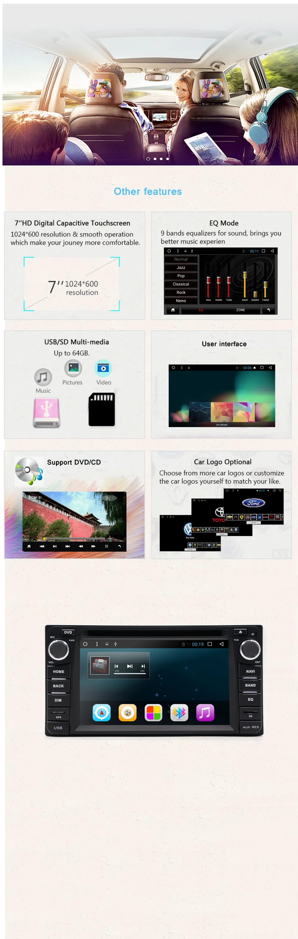 Sale 2din Android 7.1 8 Core 2G RAM car dvd player for Toyota Hilux VIOS Old Camry Prado RAV4 Prado 2003-2008 car stereo radio 3 Sale 2din Android 7.1 8 Core 2G RAM car dvd player for Toyota Hilux VIOS Old Camry Prado RAV4 Prado 2003-2008 car stereo radio 3