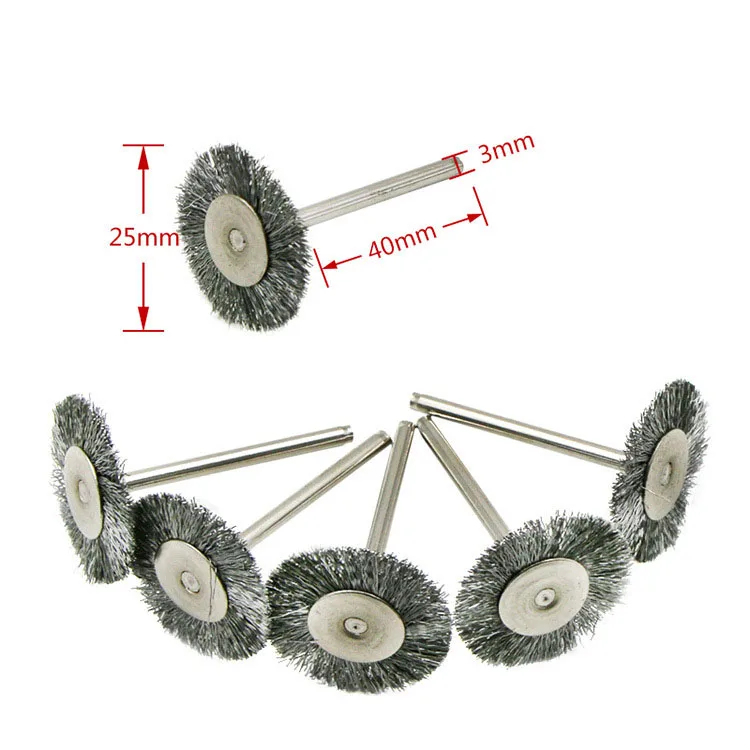 15 шт. набор кистей, стальные проволочные колеса, абразивная головка, инструмент для снятия заусенцев, инструмент для сверления колес Dremel, проволока для Dremel, инструменты, аксессуары