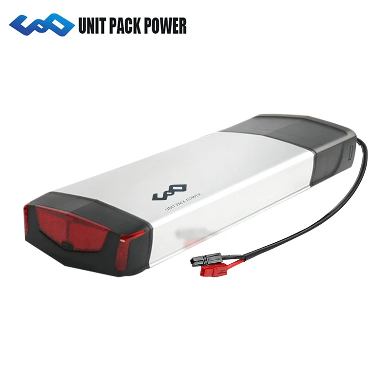 

UPP 48v 12ah lithium battery with LG cells 48v rear rack e bike battery for 48V 750W 500W Bafang BBS02 motor