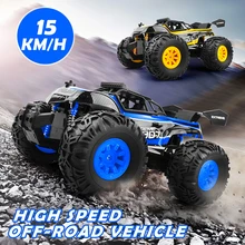 Радиоуправляемый автомобиль 2,4G 1/18 монстр грузовик автомобиль дистанционное управление игрушки модель контроллера внедорожный автомобиль грузовик 15 км/ч Радиоуправляемый автомобиль