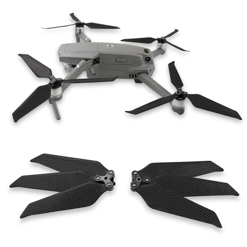 100% carbon fiber Three-blade 8743 propeller Low Noise propellers for dji mavic 2 pro  zoom drone Accessories 1 (12)