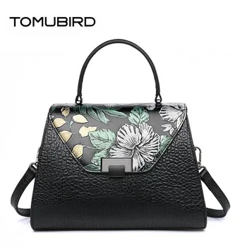 

2020 New superior cowhide leather Genuine Leather women bags top Handmade Leather Tote bags handbags women famous brands