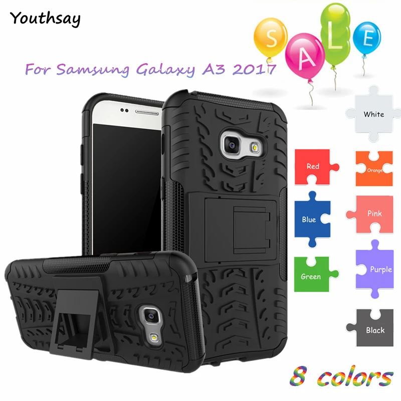 Чехол СПС samsung Galaxy A3 2017 чехол A320 двойной Слои Броня телефон ТПУ PE покрытие для |