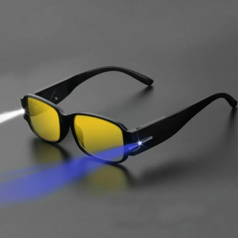 Buy 2017 Eyewear Reading Glasses Men Women 1.5 Reading Glass With Led Uv Light