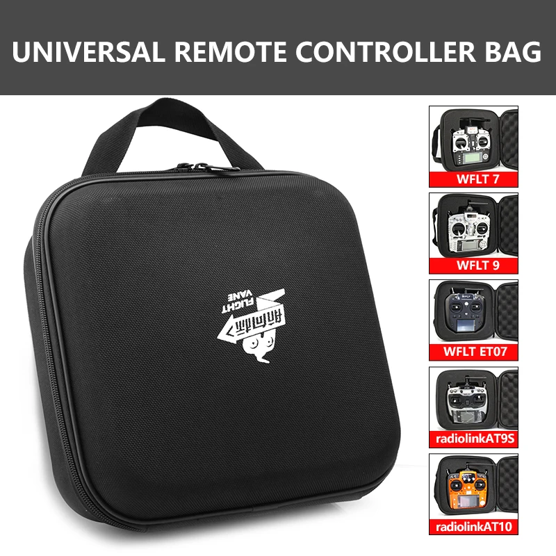 

Universal Remote Controller Storage Bag RC Transmitter Protector Handbag Case Box For WFLY 7 9ET07 Radiolink AT9S AT10 FUTABA