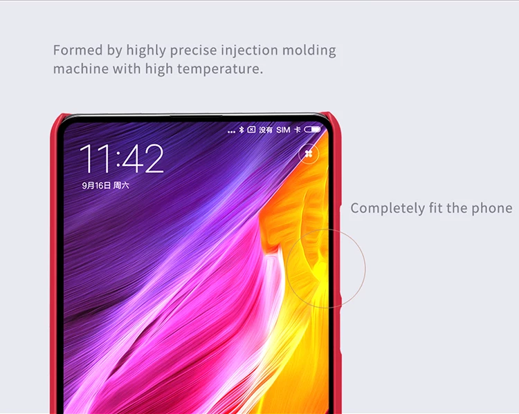 Чехол NILLKIN Xiaomi mi x 2, Роскошный Матовый Защитный матовый Жесткий Чехол для Xiaomi mi Mix 2s в розничной упаковке mi x 2s