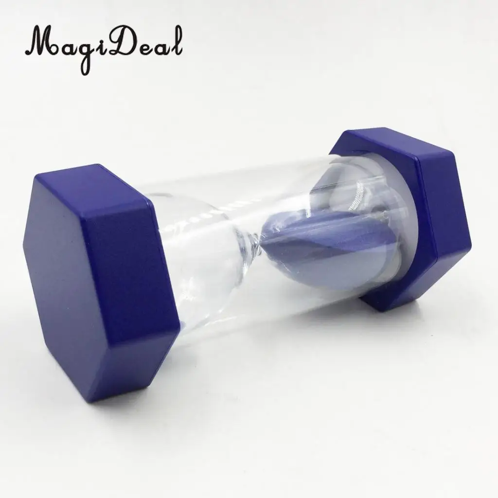 MagiDeal Clear Sand Hour Glass Sand 1/2/3/5/15 Minutes Timer Hourglass Multi Use foe Kitchen Cooking Brush Teeth Kids Toy