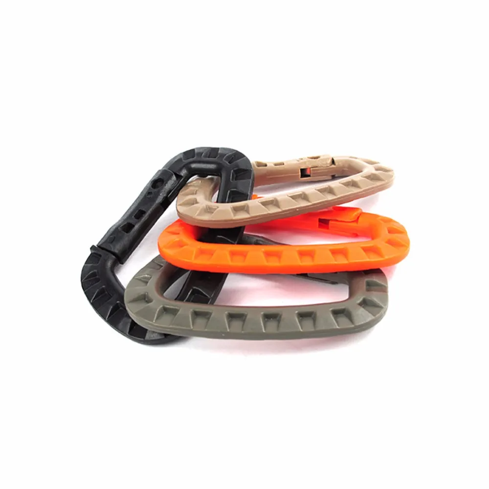 

Mini Climbing Carabiner Clip Outdoor Hiking Equipment Militery Survival Kit High Bearing