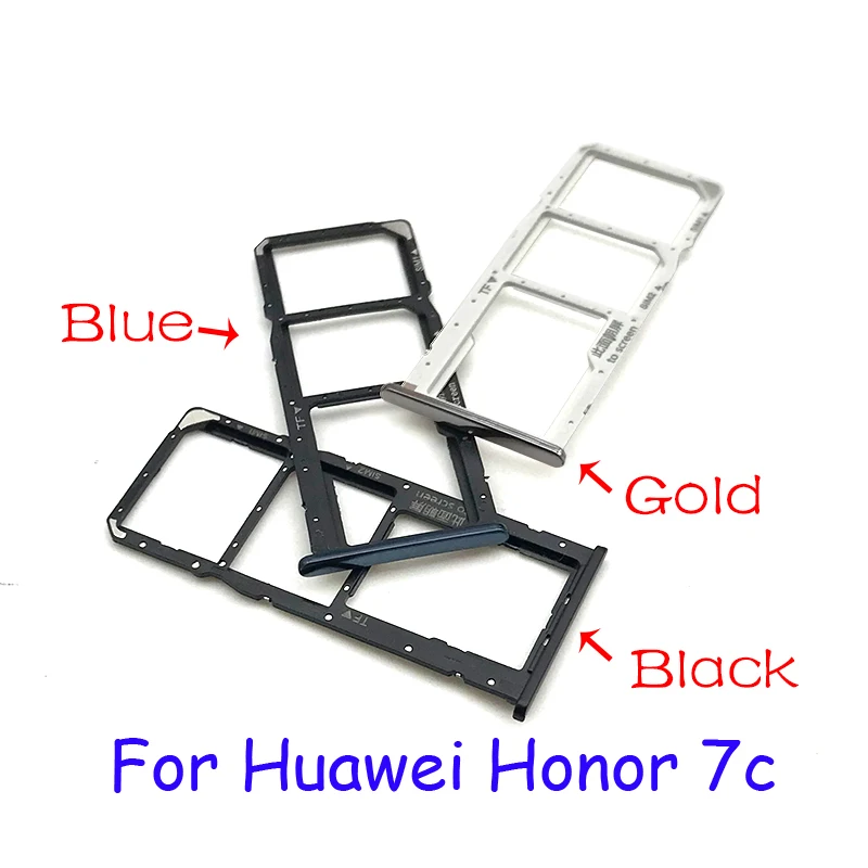 Для huawei Honor 7A 7C P Смарт sim-карты лоток адаптер держателя слота аксессуары