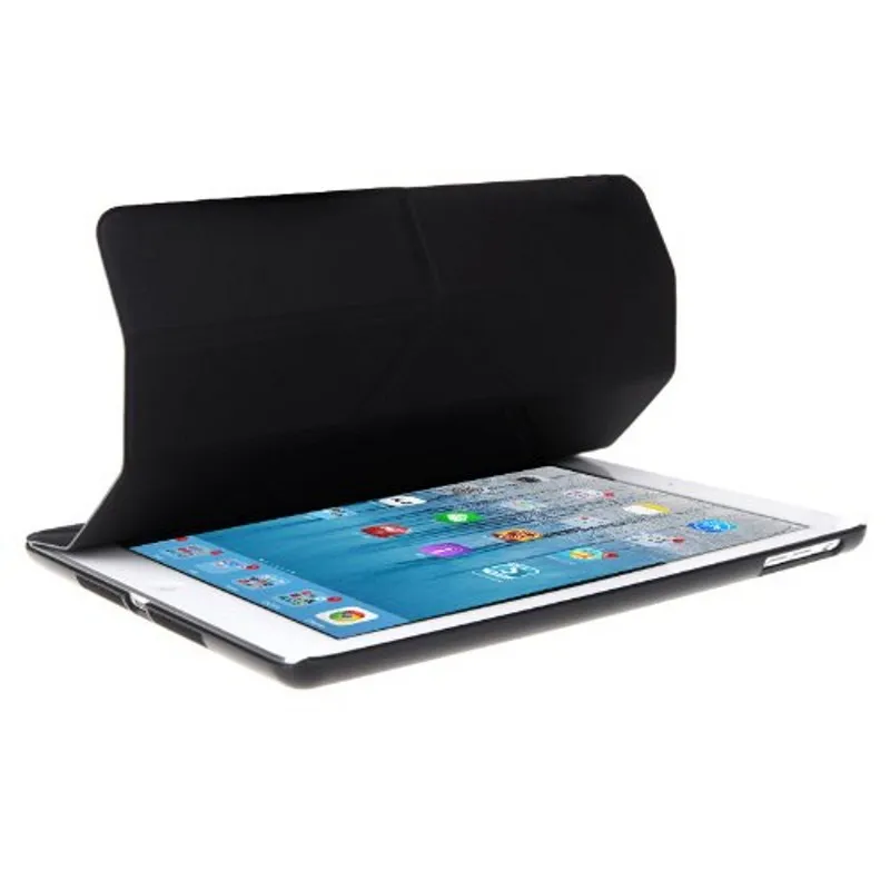 

Magnetic Smart Case Comprehensive Protective Shell Stand for iPad Air Sleep/Wake Up (Black) 2016 New