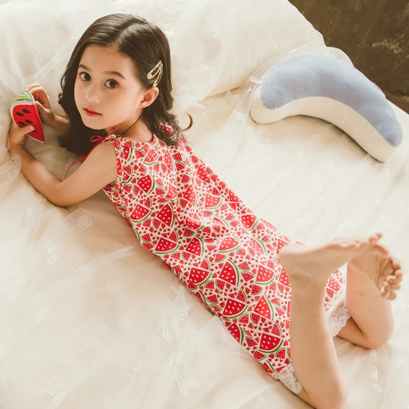 夏ガールドレッシングナイトガウンドレスリトル幼児ガールネグリジェワンピースパジャマセクシーな女の子 Pjs 子供 Pijamas 寝間着 Nightgowns Aliexpress