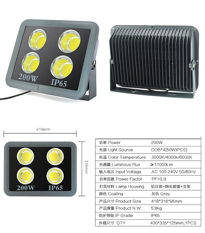 150w outdoor led flood light