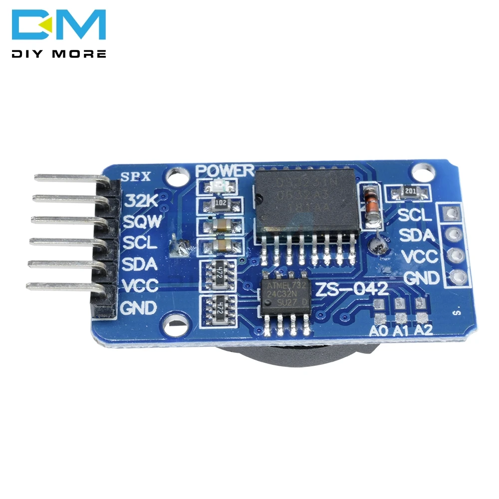 2 шт. DS3231 AT24C32 I2C IIC точность RTC в реальном времени память часов Diy Kit электронный