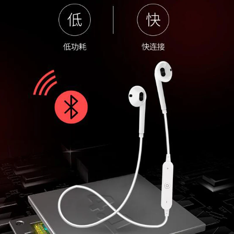 S6 Bluetooth наушники спортивные беспроводные гарнитура громкой связи Музыка для AMOI