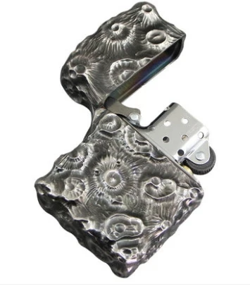 

6*4.5cm handmade Meteorite art collectible 95g pure titanium lighter