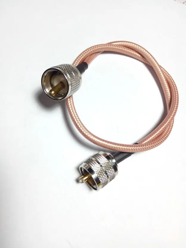 10 шт. УВЧ штекер PL259 разъем отрезок кабель RG142|uhf pl259|uhf pluguhf cable |
