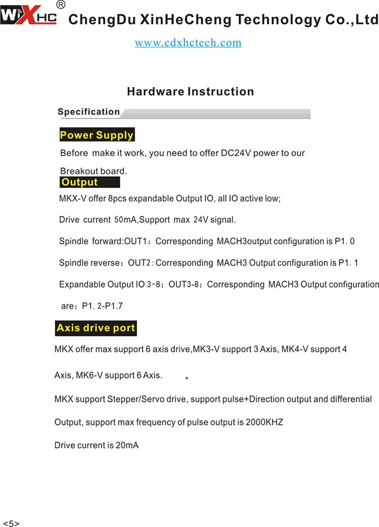 XHC бренд Mach3 USB контроллер движения 4 оси USB кабель 2000 кГц коммутационная плата MK4-V