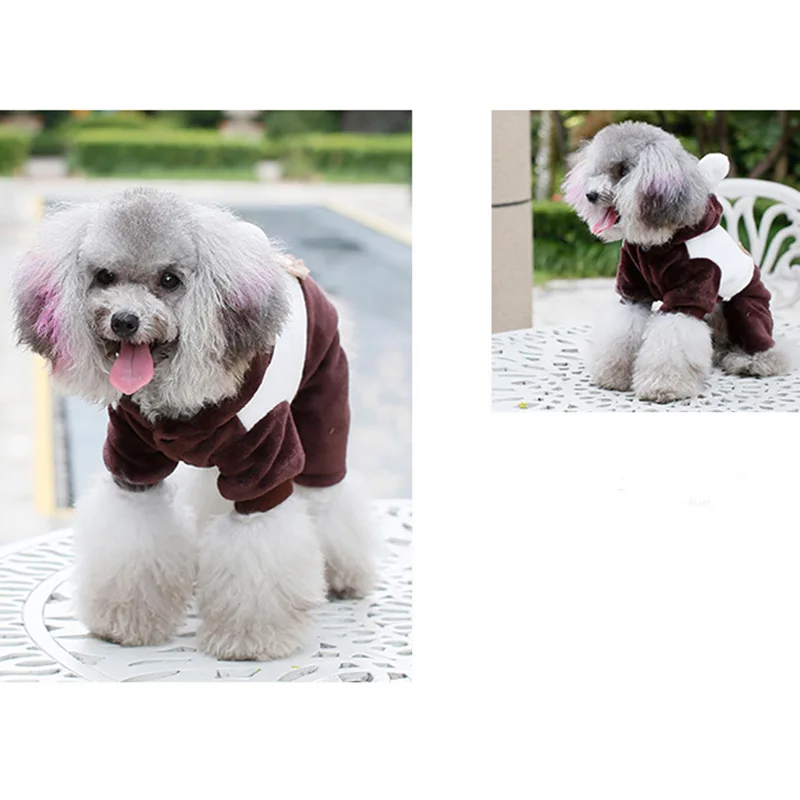 DOGGYZSTYLE Одежда для собак комбинезон зимний щенок домашние теплые пижамы утолщенное пальто для маленьких больших собак чихуахуа XS-XXL
