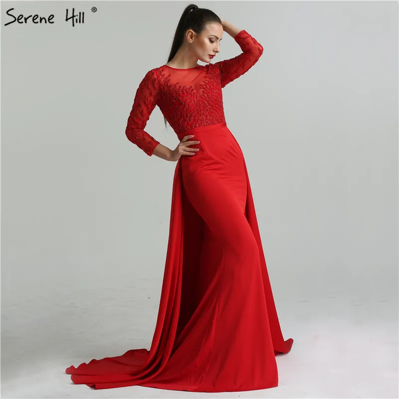 Red Black Elegant Evening Dresses