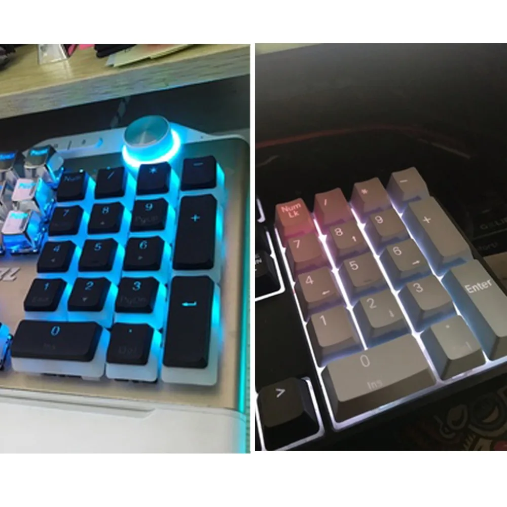 Кнопка открывания SMART с 17 клавишами RGB верхняя печатная PBT клавиша подсветкой для