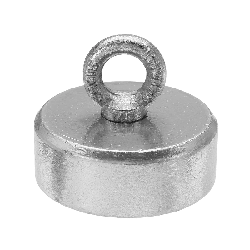 

82x30mm 400kg Neodymium Recovery Magnet Metal Detector Powerful Magnet