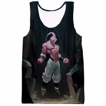 Крутые майки Majin Buu, аниме Dragon Ball Z, 3d принт, жилет Harajuku, модные повседневные мужские и женские летние хипстерские майки