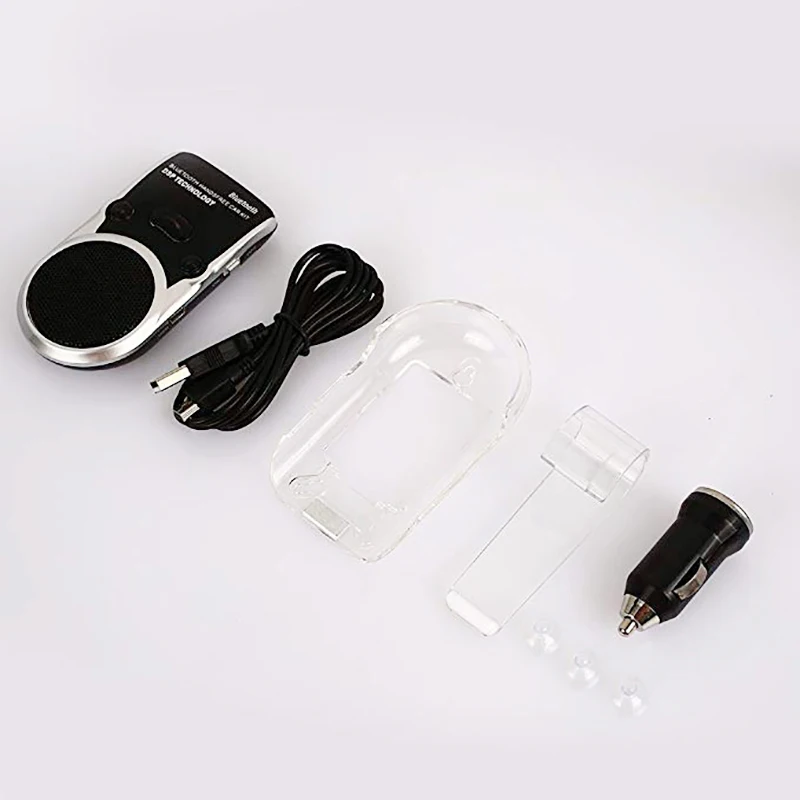 Солнечное USB зарядное устройство Bluetooth автомобильный комплект MP3 Handsfree умный