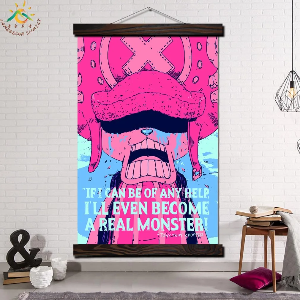 

One Piece Tony Tony Chopper Modern Wall Art Print Pop Art Picture And Poster Frame Hanging Scroll Canvas Painting Canvas Poster