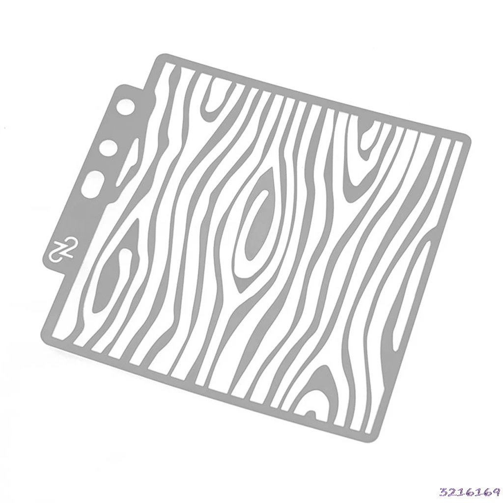 

Waves Stencils Template Painting Scrapbooking Embossing Stamping Album Crafts