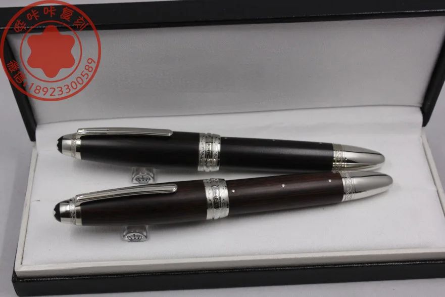 

Wakaka Masters for Meisterstuck - L'Aubrac Collection Grenadilla Wood/Sterling Silver Fountain pen LeGrand M 107548