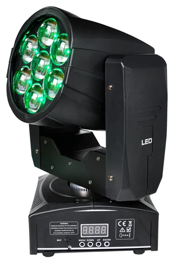 Музыкальная стойка для полетов 6 черный x lot TP PL6W5 7x12W RGBW Цвет 4IN1 LED Zoom Moving Head шайба