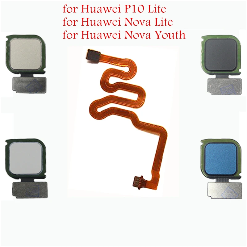 

for Huawei P10 Lite/ Nova Lite fingerprint key scanner Home Button Flex Cable Touch ID Sensor Return Flex Cable Repair Parts