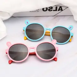 XIWANG Новый Вид солнцезащитных очков для милых мальчиков и девочек защитить глаза солнцезащитные очки цветной, в виде кролика в форме