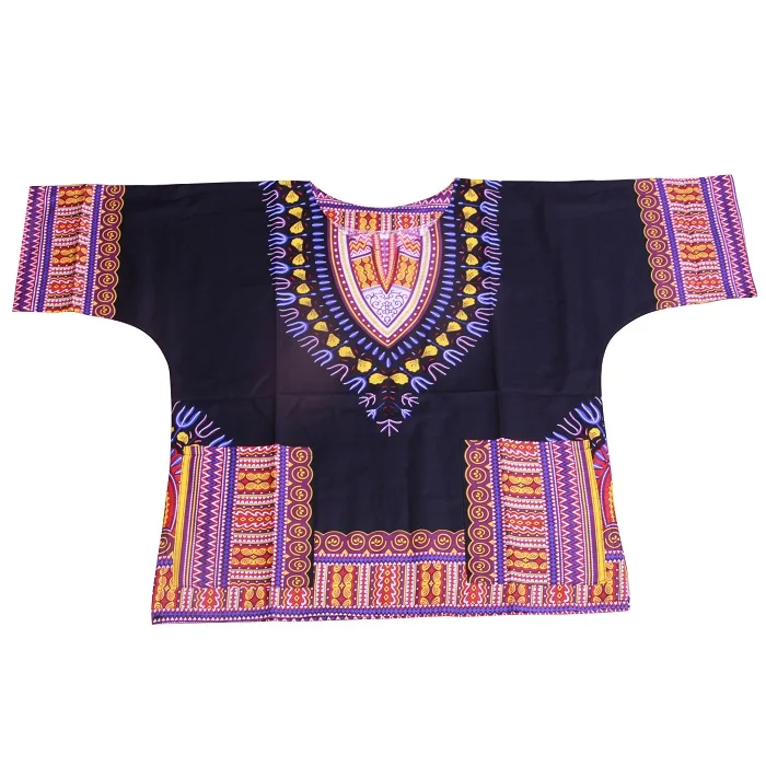 Wholesale Kids 2019 Child New Fashion Design Traditional African Clothing Print Dashiki T-shirt For Boys and Girls african attire Africa Clothing