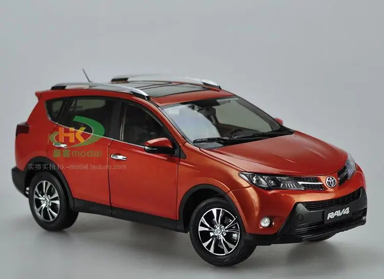 Новинка 1/18 Toyota RAV4 SUV литая под давлением модель игрушечного автомобиля коллекция для взрослых подарки на день рождения