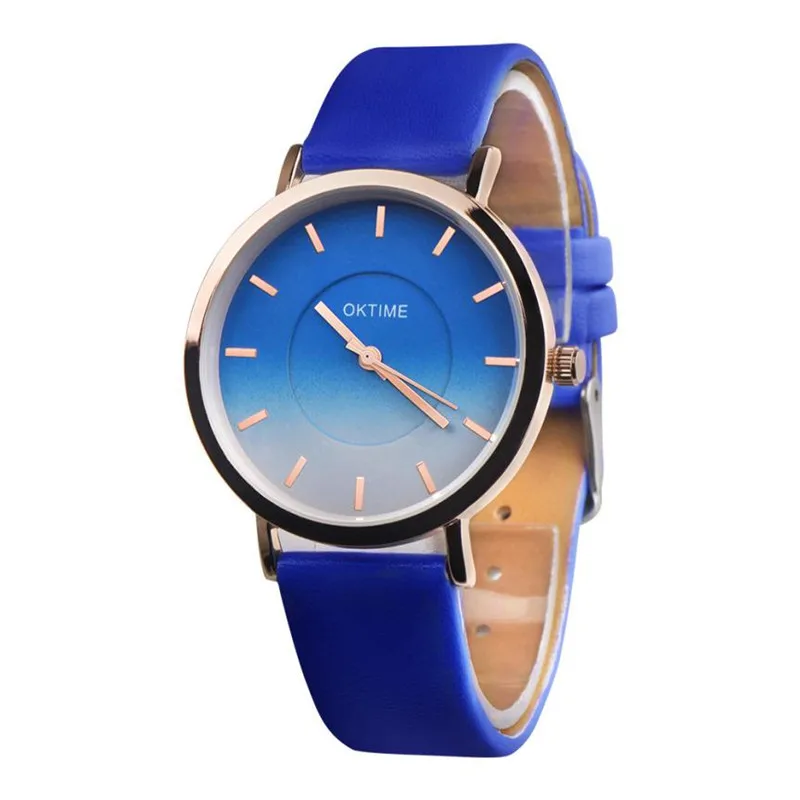 Новые часы "Радуга", женские брендовые модные часы, женские кожаные Аналоговые кварцевые наручные часы, Relojes Mujer# C