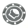 Autocollant de bouchon de réservoir de carburant pour moto, aspect carbone, pour Hyosung GT250R/GT650R GV650 pour Suzuki GS500/RGV 250 ► Photo 2/2