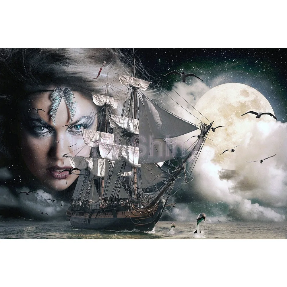 MY2119 moon_clouds_sea_witch_craft_dolphins