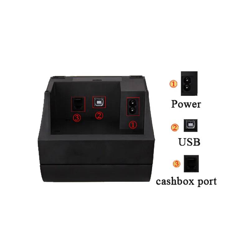 Pos термальный 58 мм чековый принтер usb порт 589KU высокая производительность