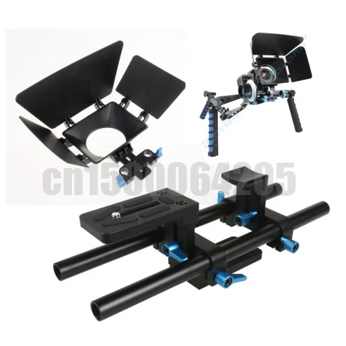 

Free shipping worldwide +tracking number Fotga DP500 DSLR Matte Box + 15mm Rail Rod Support for Follow Focus Rig 5DII 60D