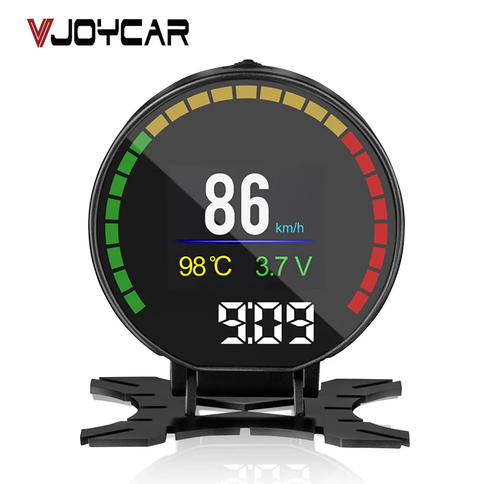 OBD измеритель OBD2 HUD цифровая скорость P15 температура воды расход топлива датчик
